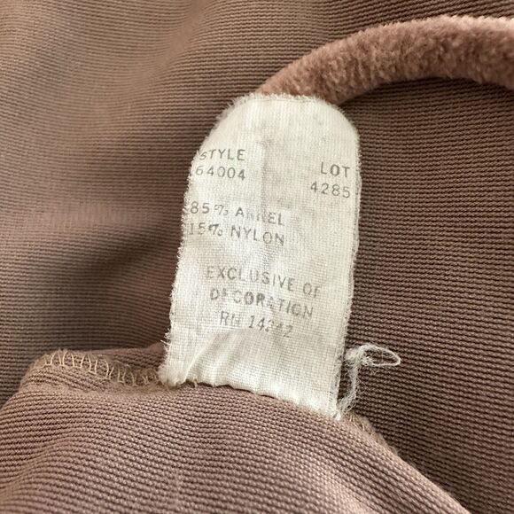 VTG Christian Dior Lounge Wear Velvet Robe Velour Long Embroidered SMALL - Picture 7 of 7